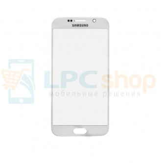 Стекло Samsung Galaxy S6 G920F Белое
