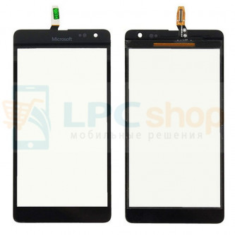 Тачскрин (сенсор) для Microsoft Lumia 535 Dual (RM-1090) (Rev. 2S) Черный