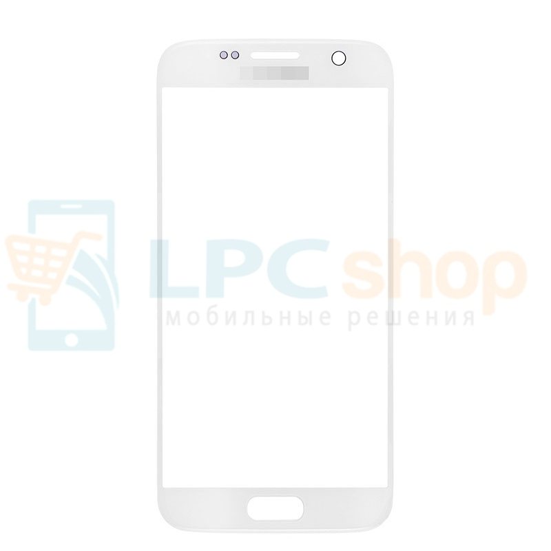 Стекло (для замены / переклейки) Samsung Galaxy S7 G930F Белое