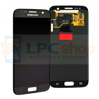 Дисплей для Samsung Galaxy S7 G930F в сборе с тачскрином Черный - Оригинал