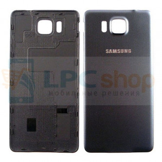 Крышка(задняя) Samsung Galaxy Alpha G850F Чёрный