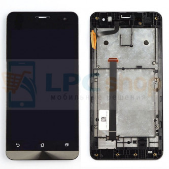 Дисплей для Asus ZenFone 5 (A500KL/A501CG) в сборе с рамкой Черный