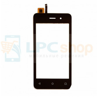 Тачскрин (сенсор) для Fly FS405 (Stratus 4) Черный