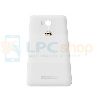 Крышка(задняя) Micromax Q380 Canvas Spark Белая
