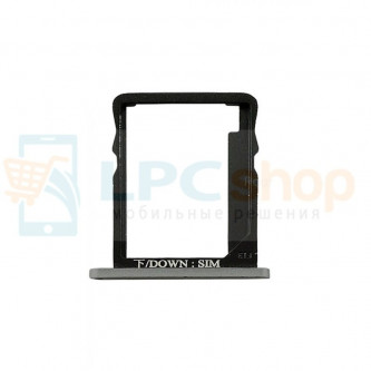 Лоток SIM Huawei G7 Серебро