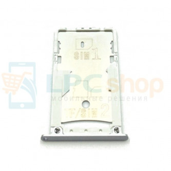 Лоток сим карты Xiaomi Redmi 3 / 3S / 3 Pro Серебро