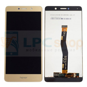Дисплей для Huawei Honor 6X в сборе с тачскрином Золото