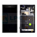 Дисплей для Nokia Lumia 925 в сборе с рамкой Серый