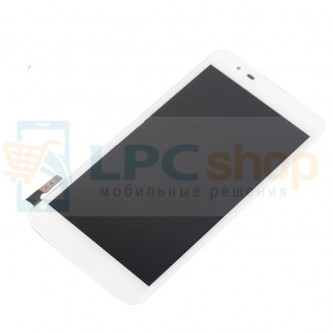 Дисплей для LG K7 X210DS в сборе с тачскрином Белый