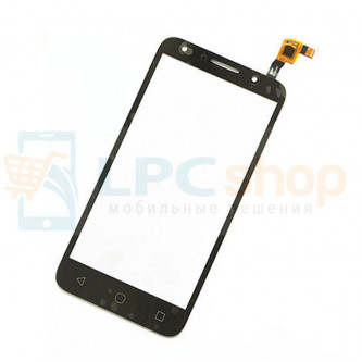 Тачскрин (сенсор) для Alcatel OT-5045D (Pixi 4) (5") Черный Оригинал