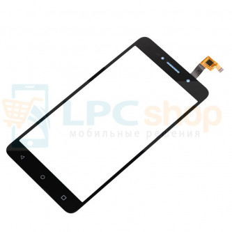 Тачскрин (сенсор) для Alcatel OT-8050D (Pixi 4) (6") Черный