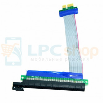 Райзер для видеокарт PCI-E 1x to 16x 20 см переходник-удлинитель