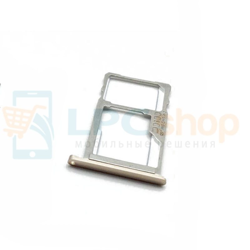 Лоток SIM Meizu M3s mini / M3 Note Золото