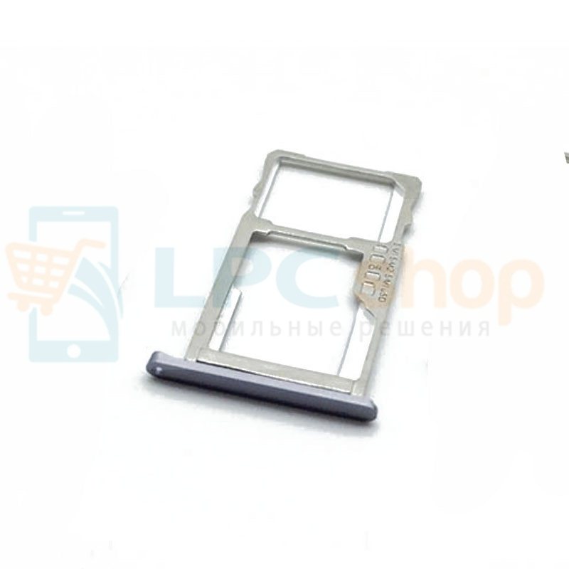 Лоток SIM Meizu M3s mini / M3 Note Серый