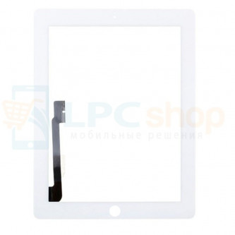 Тачскрин (сенсор) для iPad 3 / 4 Белый - AA