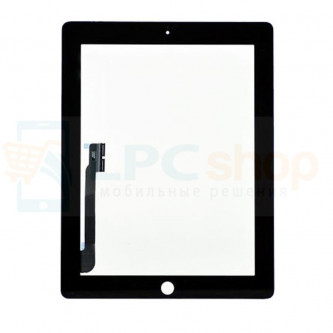 Тачскрин (сенсор) для iPad 3 / 4 Черный - AA