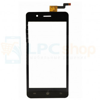 Тачскрин (сенсор) для Micromax Q424 Bolt Selfie Черный