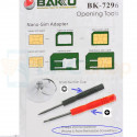 Набор инструмента BAKU BK-7296 (для iPhone) 2отвертки и присоска