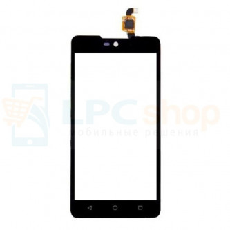 Тачскрин (сенсор) для Micromax Q340 Selfie 2 Черный