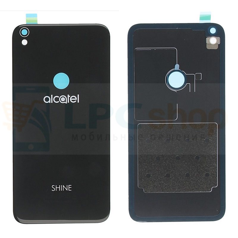 Крышка(задняя) Alcatel OT-5080X (Shine Lite) Черная
