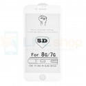 5D Бронестекло (защитное стекло) для Iphone 7 / Iphone 8 (полное покрытие 5D) 0,3мм Белое