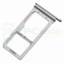 Контейнер сим карты и карты памяти Samsung S7 G930FD Dual (2 сим карты) Серый