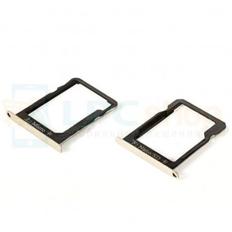Контейнер сим карты и карты памяти Huawei Ascend Mate 7 Золотой (комплект 2шт)