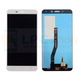 Дисплей для Asus ZenFone 3 Laser (ZC551KL) в сборе с тачскрином Белый