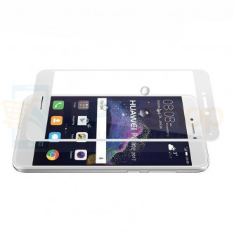 2,5D Защитное стекло (Full Screen) для Huawei Honor 8 Lite Белое (полное покрытие) 