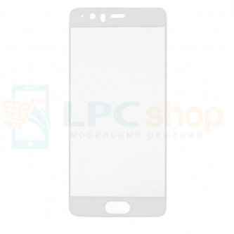 2,5D Защитное стекло (Full Screen) для Huawei P10 Lite Белое (полное покрытие) 