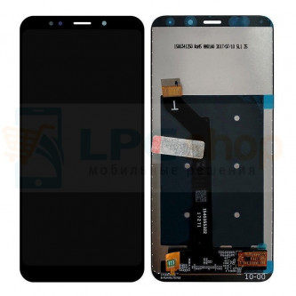 Дисплей для Xiaomi Redmi 5 Plus в сборе с тачскрином Черный