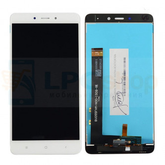 Дисплей для Xiaomi Redmi Note 4 в сборе с тачскрином Белый