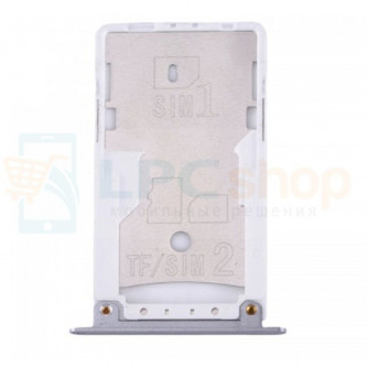 Контейнер сим карты и карты памяти Xiaomi Redmi Note 4X Серый