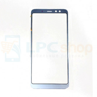 Стекло (для переклейки) Samsung A8 2018 A530F Серый