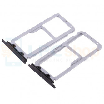 Лоток сим карты и карты памяти Huawei Nova 2 Plus Черный