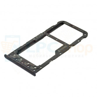 Лоток сим карты и карты памяти Huawei P Smart Черный