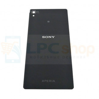 Задняя крышка для Sony Xperia Z3 Dual D6633 Чёрная