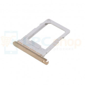 Контейнер сим карты (sim2) LG Q6a M700 Золотой (Gold)