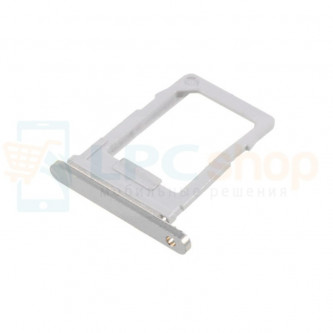 Контейнер сим карты (sim2) LG Q6a M700 Серебро (Silver)