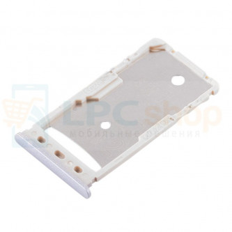 Лоток сим карты и карты памяти Xiaomi Redmi 5A Серый (Gray)