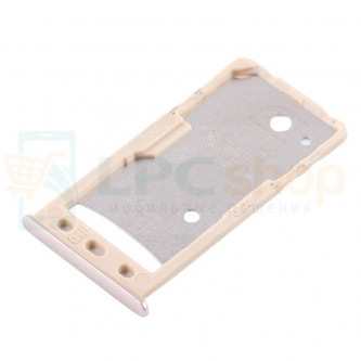 Лоток сим карты и карты памяти Xiaomi Redmi 5A Золотой (Gold)