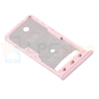 Контейнер сим карты и карты памяти Xiaomi Redmi 5A Розовое золото (Pink)