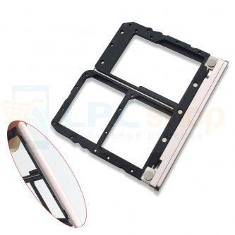 Лоток сим карты и карты памяти Asus ZenFone Max Plus M1 ZB570TL Розовое золото