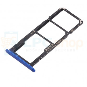 Контейнер сим карты и карты памяти Huawei Honor 8X / Honor 9X Lite Синий (blue)