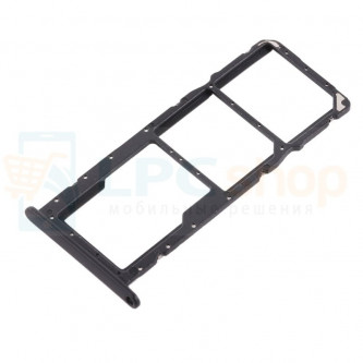 Контейнер сим карты и карты памяти Huawei Honor 8X / Honor 9X Lite Черный (black)