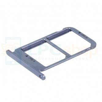 Лоток сим карты и карты памяти Huawei Honor 10 Серый (Glacier grey)