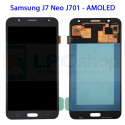 Дисплей Samsung J7 Neo J701F в сборе с тачскрином Черный - (AMOLED)