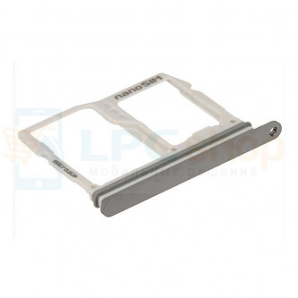 Лоток сим карты и карты памяти LG G6 H870DS Темно-Серый (для Black)