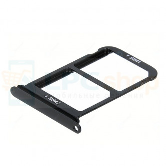 Контейнер сим карты и карты памяти Huawei P20 Черный