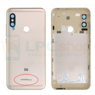 Крышка(задняя) Xiaomi Redmi Mi A2 Lite (android one) Золото